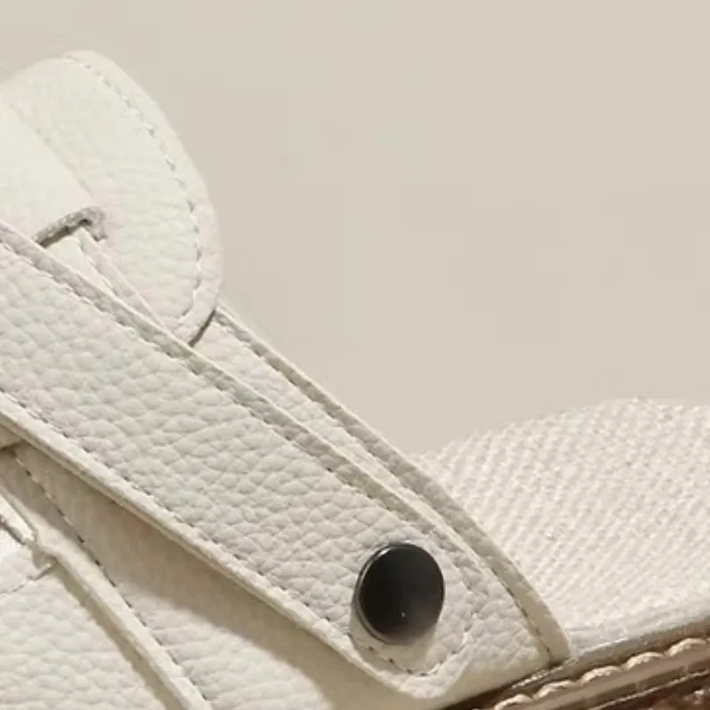 Casual Plain Beach Sandals-3