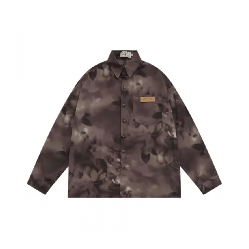 Loose Retro Tie Dye Long Sleeved Shirt