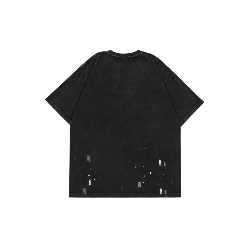 Loose Printed Street T Shirt-1