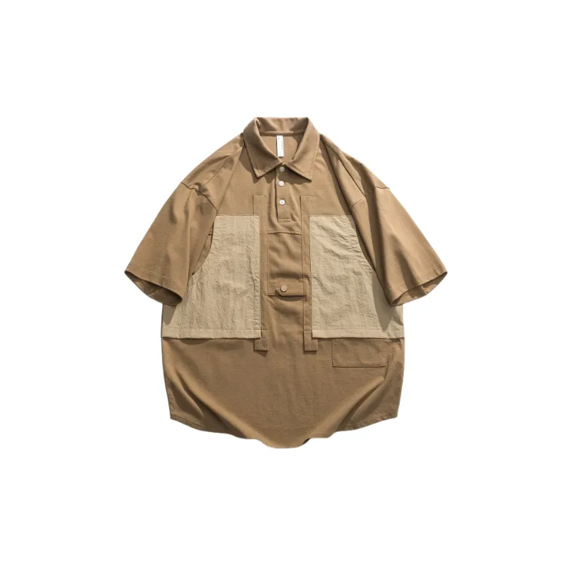 Simple Basics Cotton Blended Fabric Polo Unisex-0