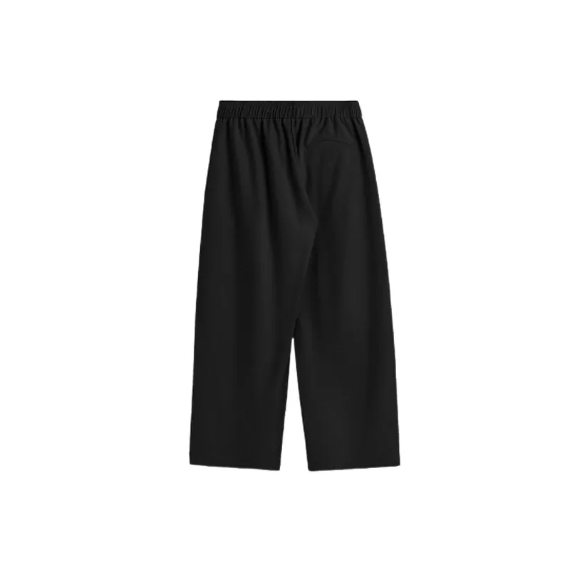 Loose Casual Polyester Suit Trousers-7