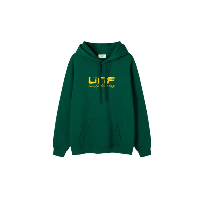 Fleece lined Base Letter Logo Printing Hoodie-3