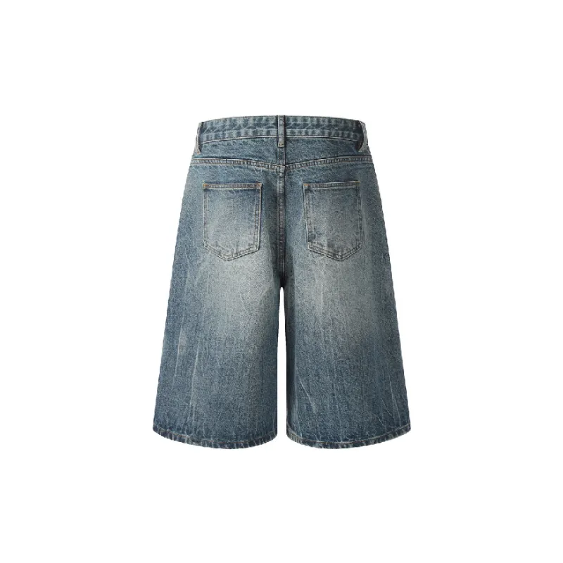 Funky Casual Denim Shorts-1