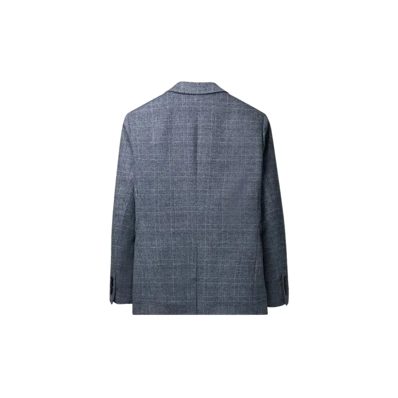 Simple Fashionable Woolen Fabric Business Suit-1