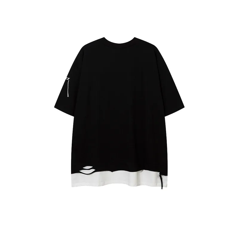 Fake Two Piece T Shirt-1