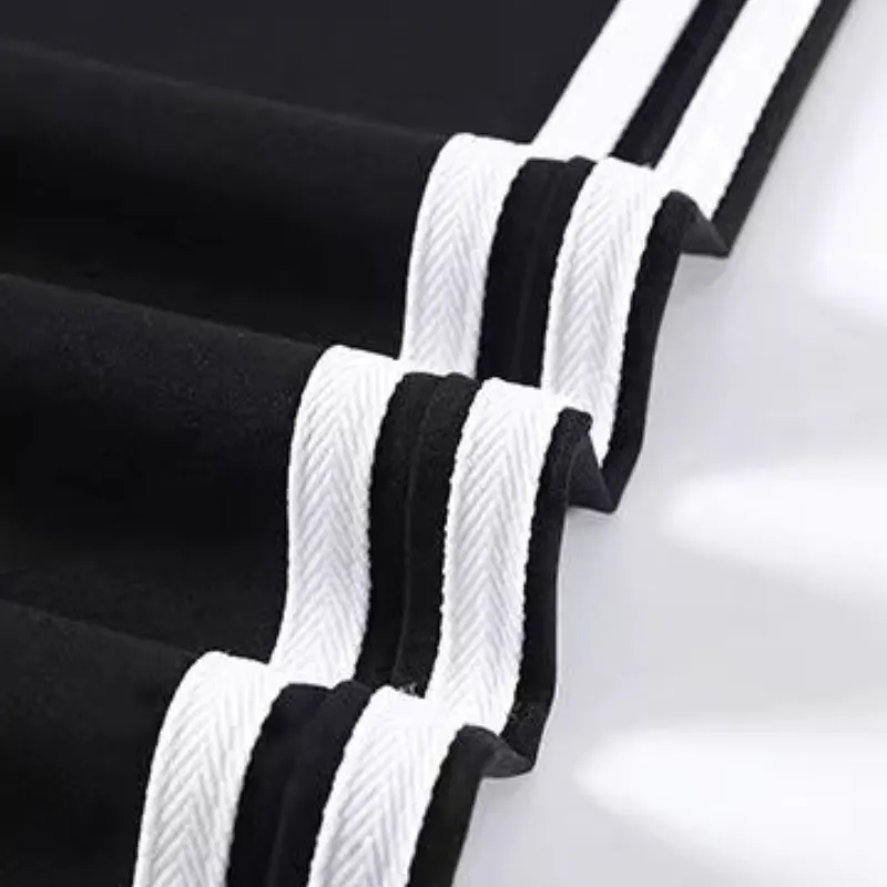 Casual Simple Knit Sweatpants-4