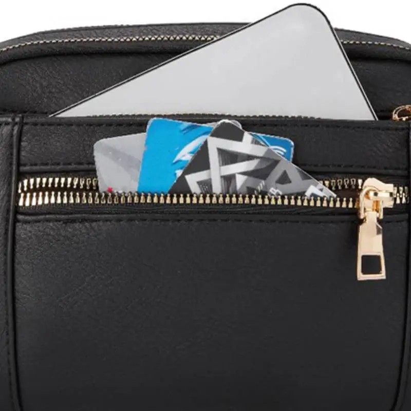 Fashionable Zipper Crossbody Bag Women-5