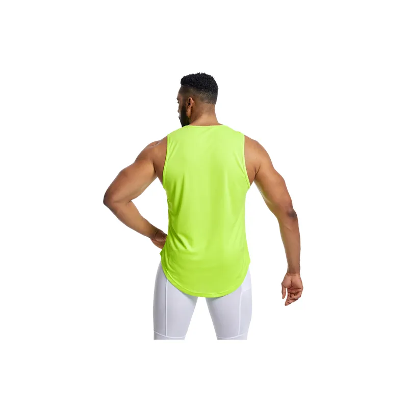 Sporty Simple Blended Synthetic Fabrics Vest-11