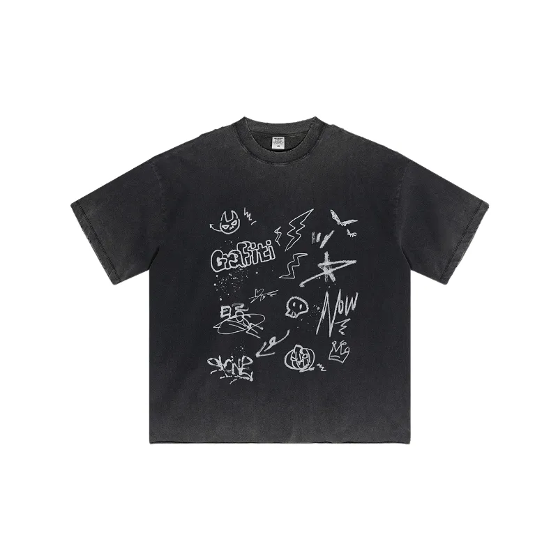 Retro Loose 100% Cotton T Shirt Unisex-6