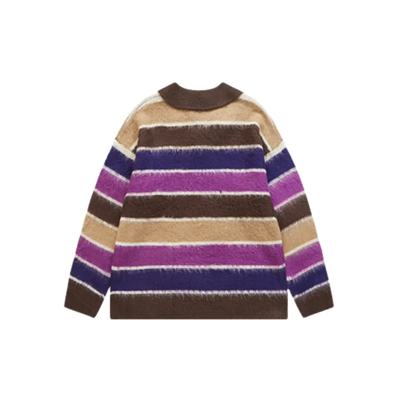 Retro Striped Sweater-1