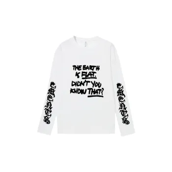 Letter Printing Loose Long Sleeve T shirt