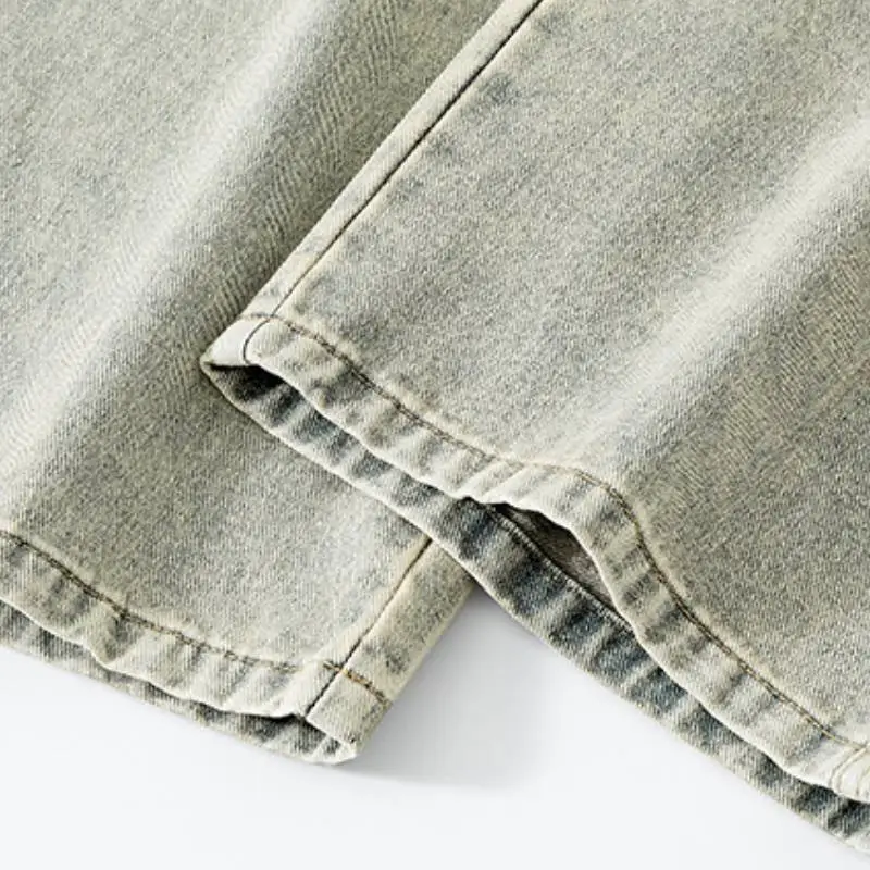 Simple Loose Jeans-3