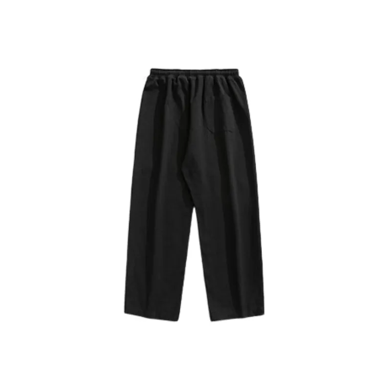 Fashionable Loose 100% Cotton Cargo Pants-1