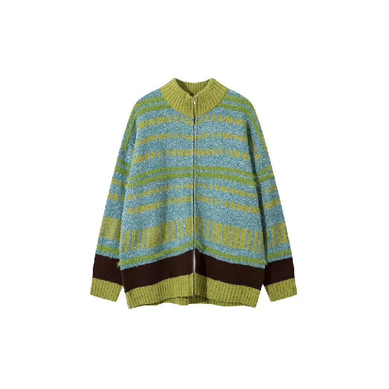 Retro Trendy Dense Loop Yarn Sweater-6