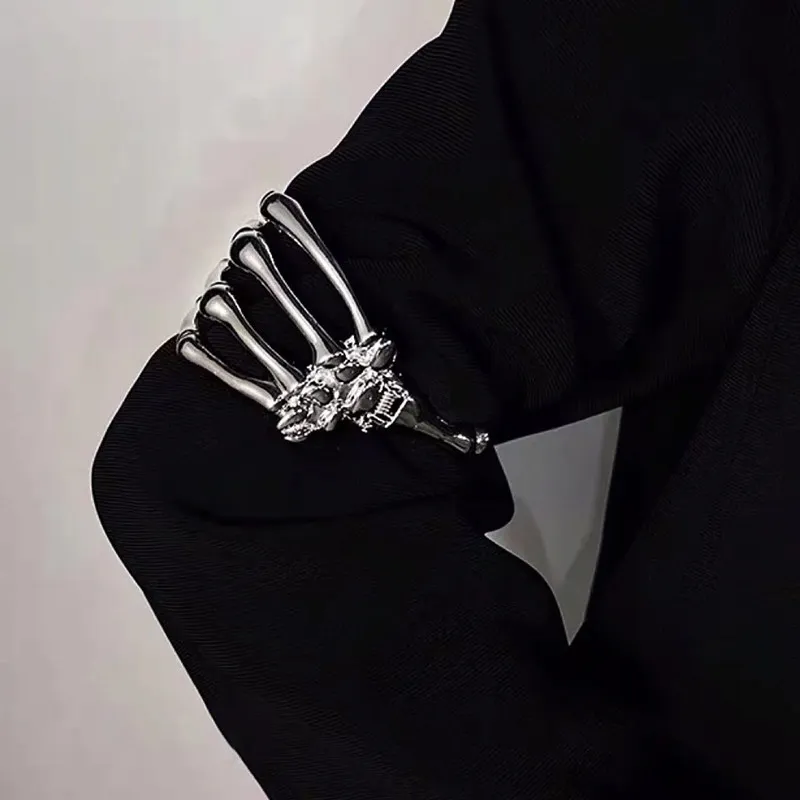 Simple Skull Bangle-1