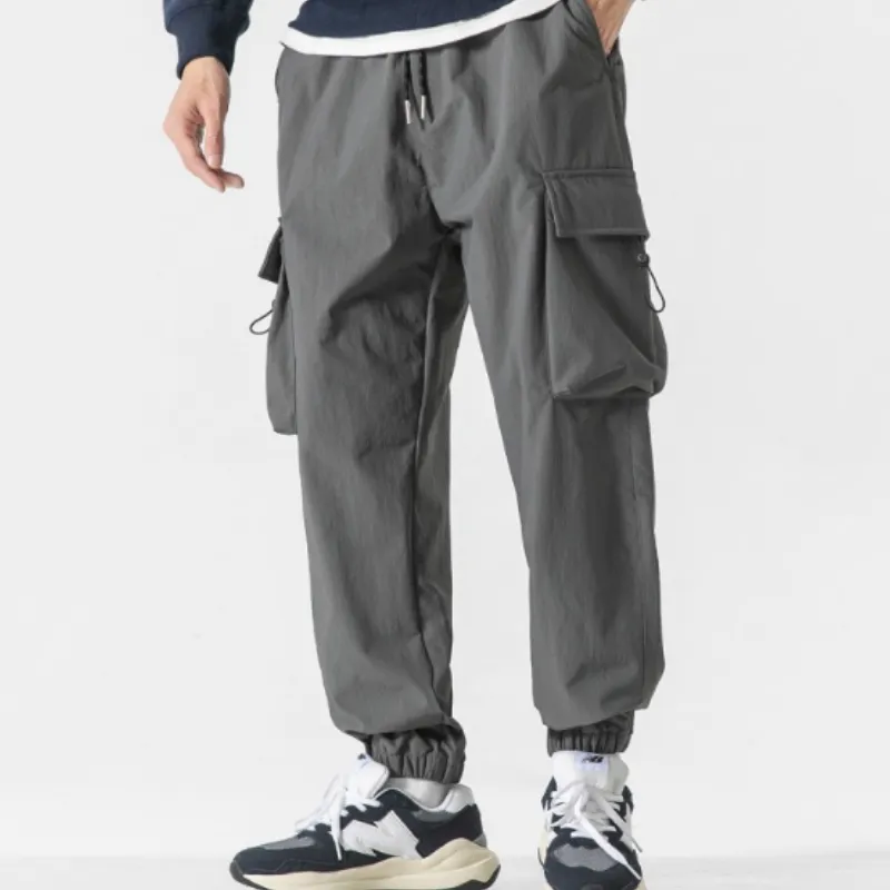 Three-Dimensional Multi-Pocket Wide-leg Outdoor Work Pants