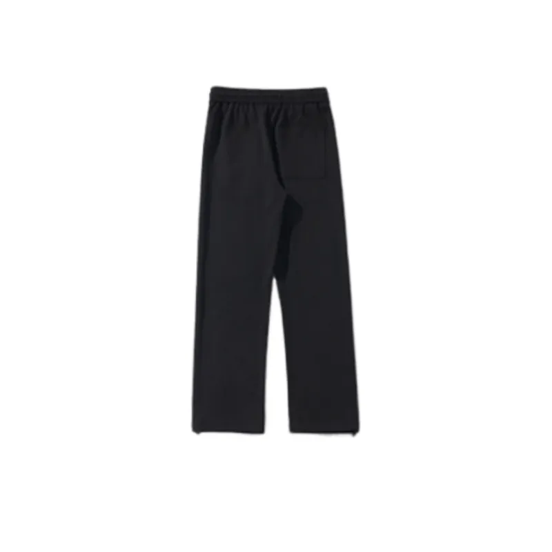 White Bottom Large Size Graffiti Sweatpants-1