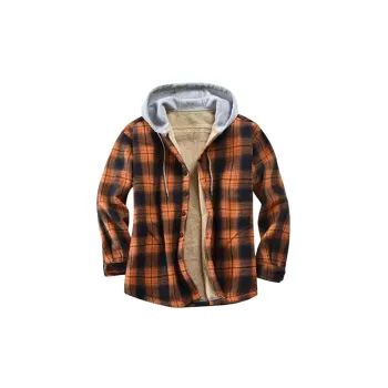 Loose Long Sleeve Flannel Jacket