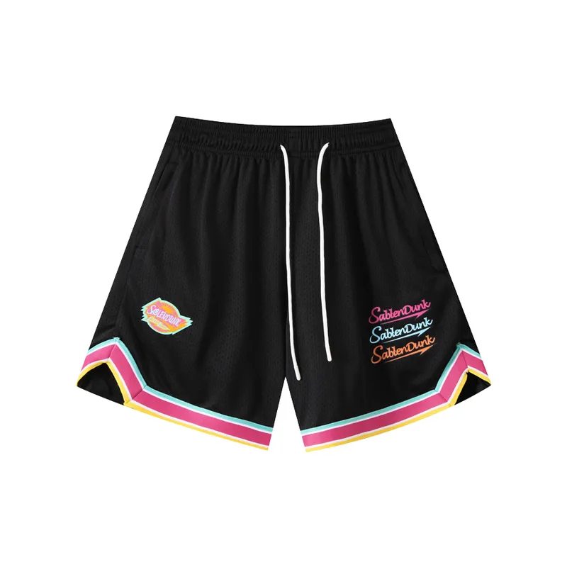 Mesh Retro Basketball Loose Casual Sports Shorts