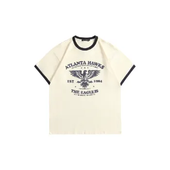 Retro Casual Cotton Blended Fabric T Shirt Unisex