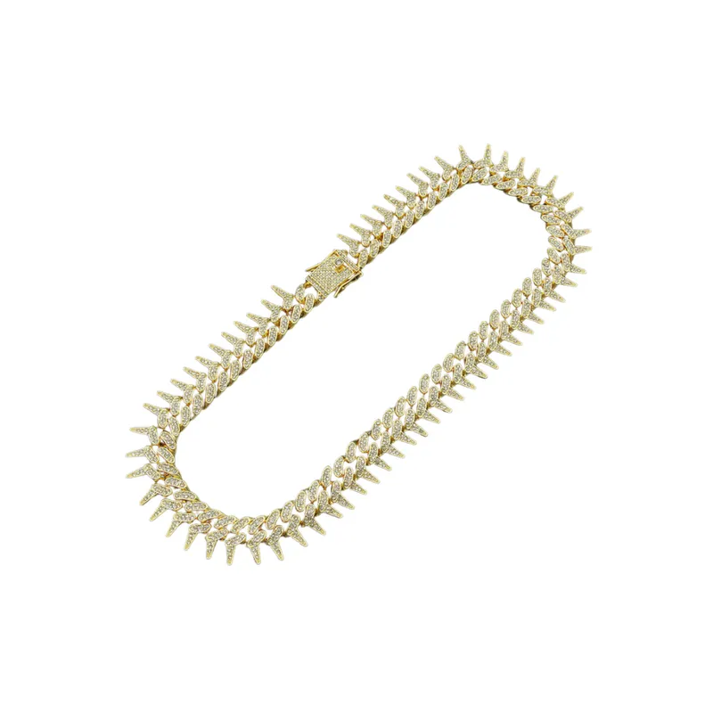 Trendy Full Diamond Necklace-3
