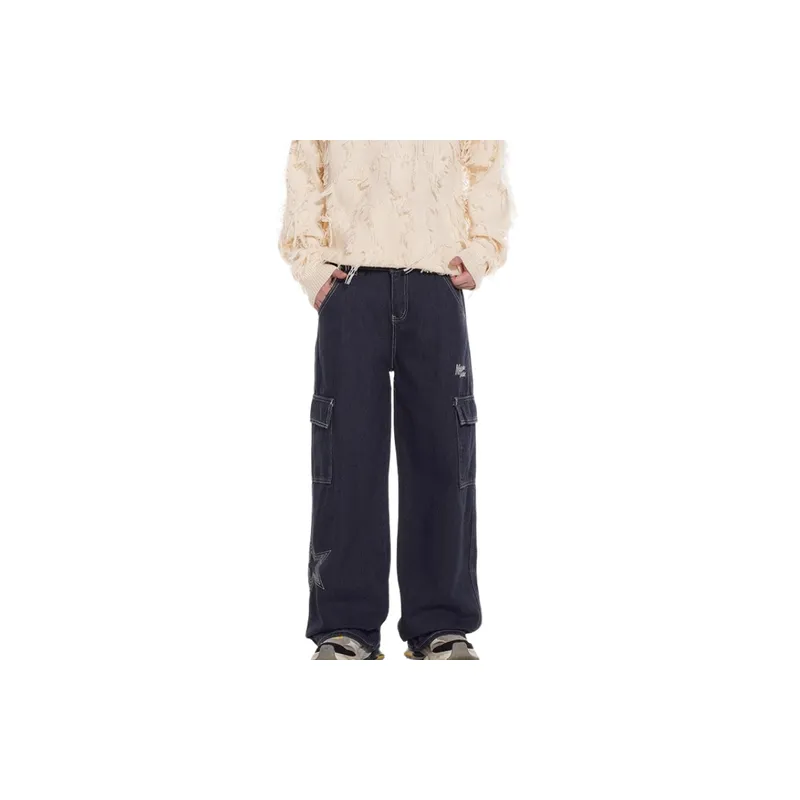 Retro Loose Hip Hop Cargo Pants-2