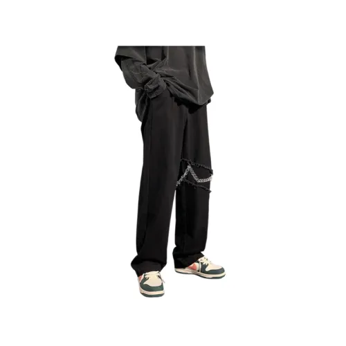 Trendy Wide Leg Sports Pants