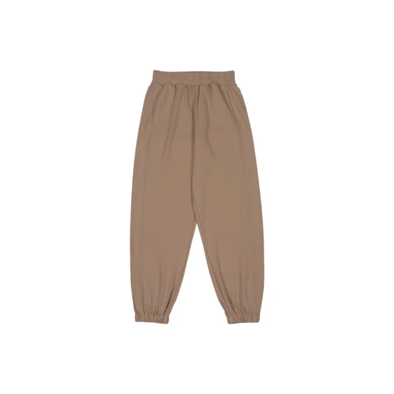 'Casual Basic Straight Loose Loose Mouth Drawstring Leg Side Zipper Sweatpants '-0