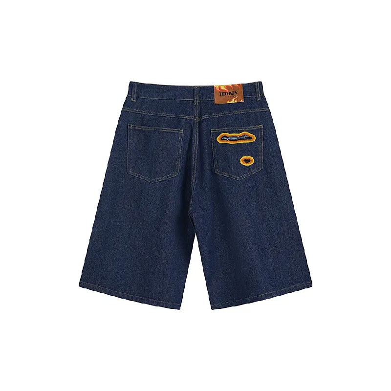 Street Fashion Denim Shorts-1