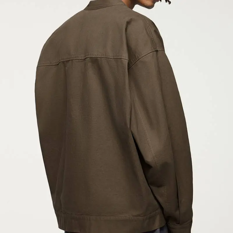 Plain Loose Jacket-11