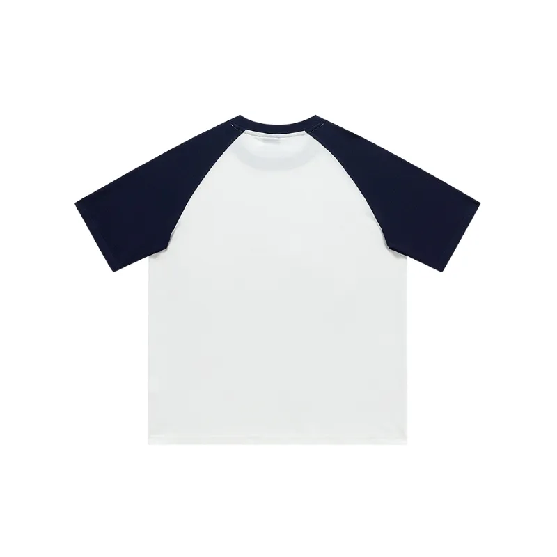 Trendy Contrast Color 100% Cotton T Shirt-5
