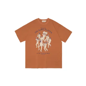 Printed Pure Cotton Short sleeved T shirt