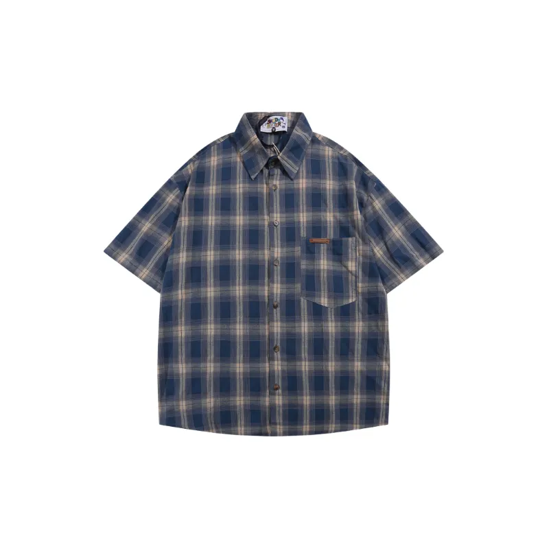Retro Casual 100% Cotton Shirt Unisex