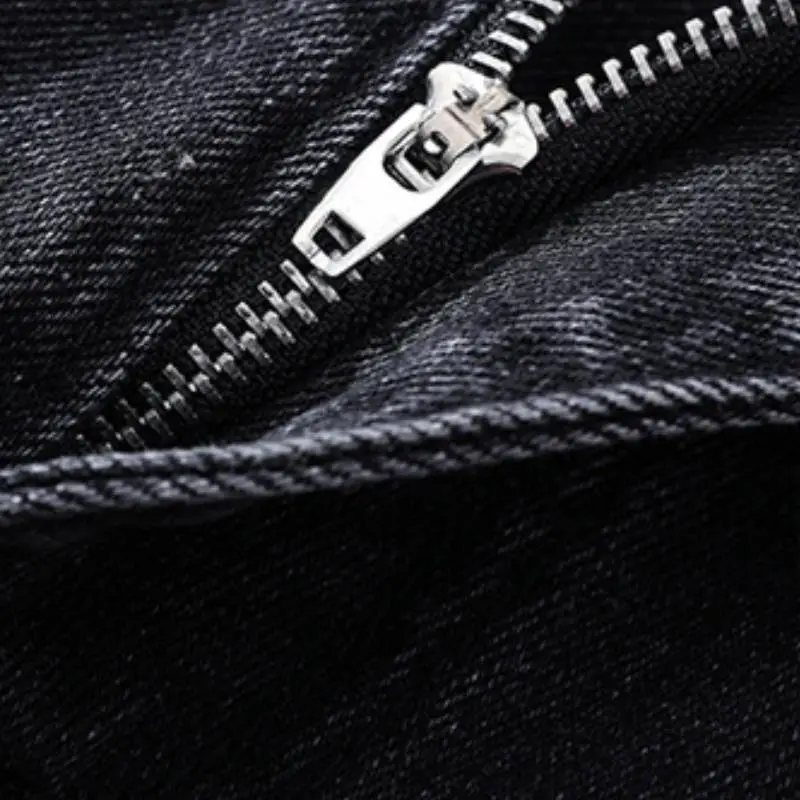 Fashion Glamorous Denim Casual Pants-4