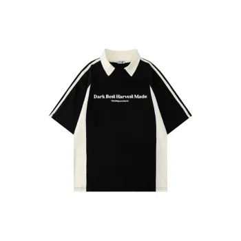 Retro Casual Polo T Shirt