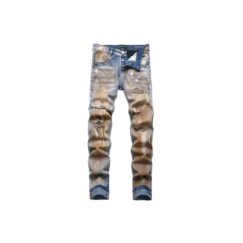 Fashionable Simple Jeans-0