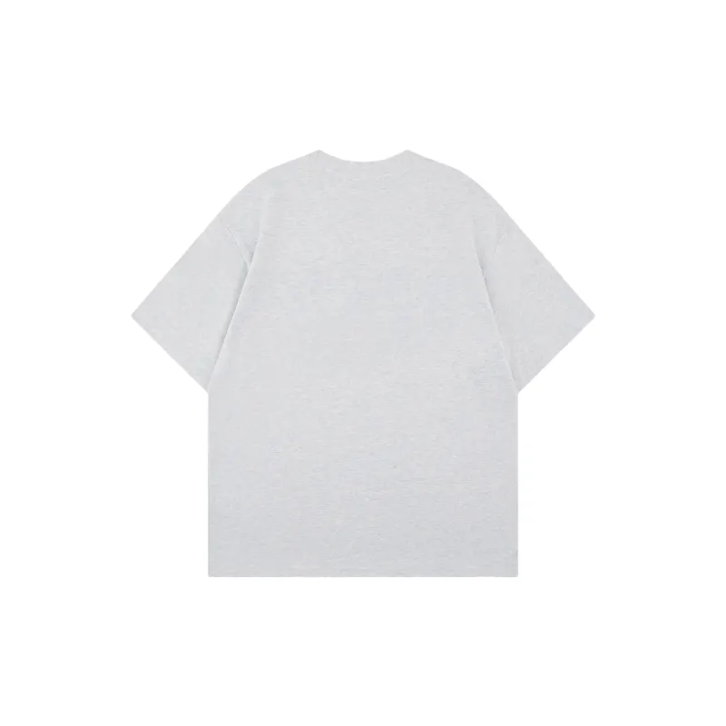 Casual Embroidered 100% Cotton T Shirt Unisex-5