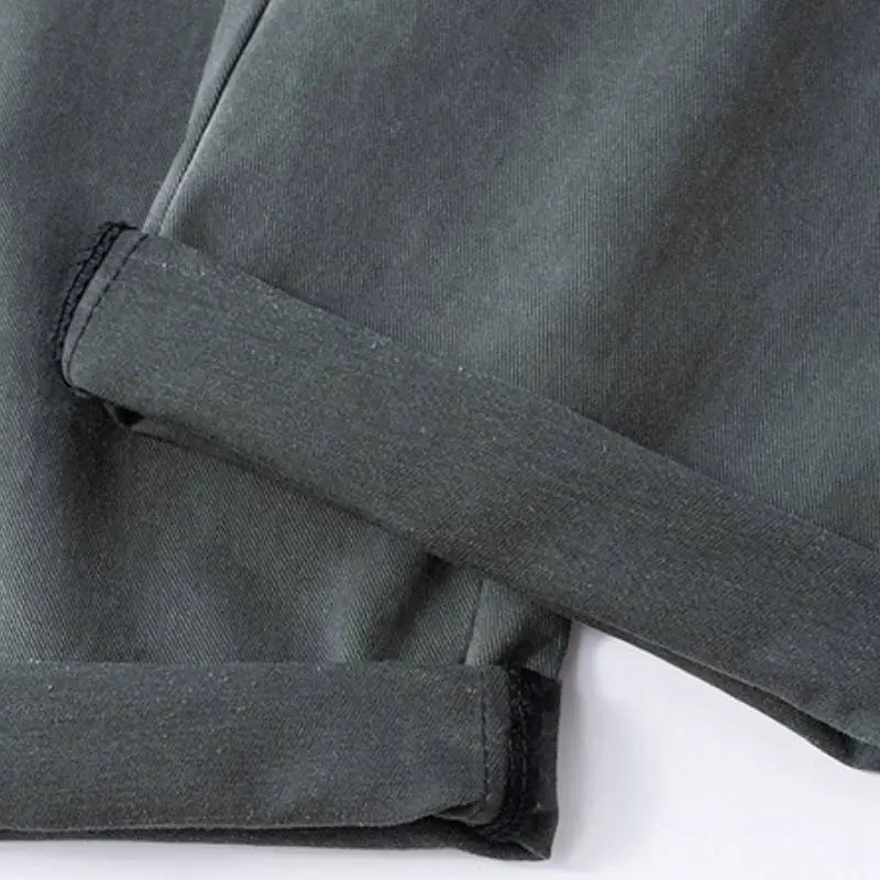 Basics Plain Cotton Cargo Pants-7