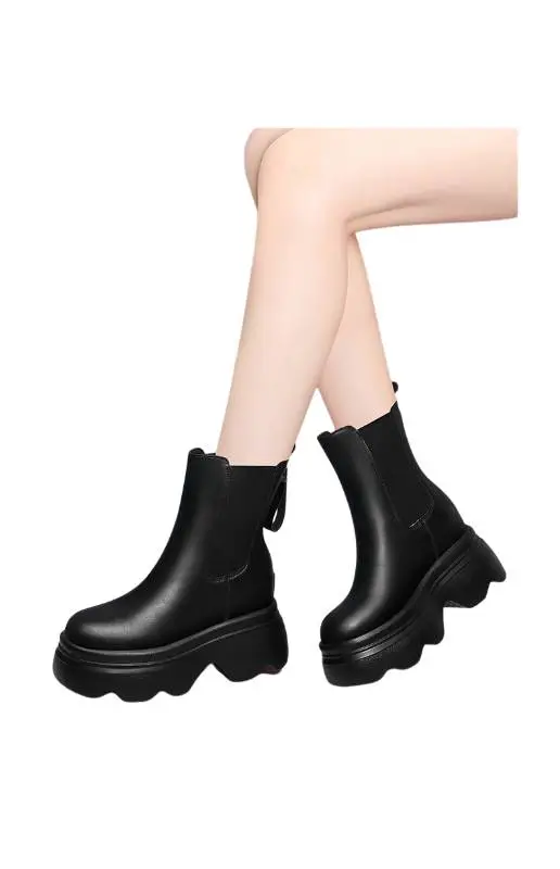 Fashionable Plain Chelsea Boot-5