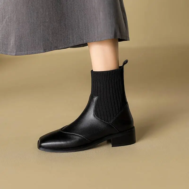 Simple Plain Chelsea Boot-2