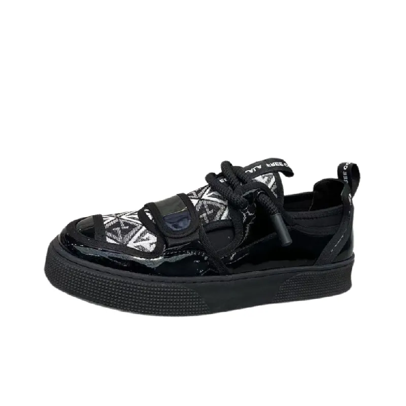 Casual Thick Soled Round Toed Sports Shoes-4