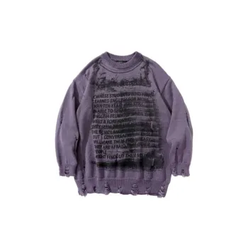 Big Poster Letter Sweater