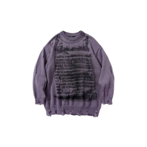 Big Poster Letter Sweater