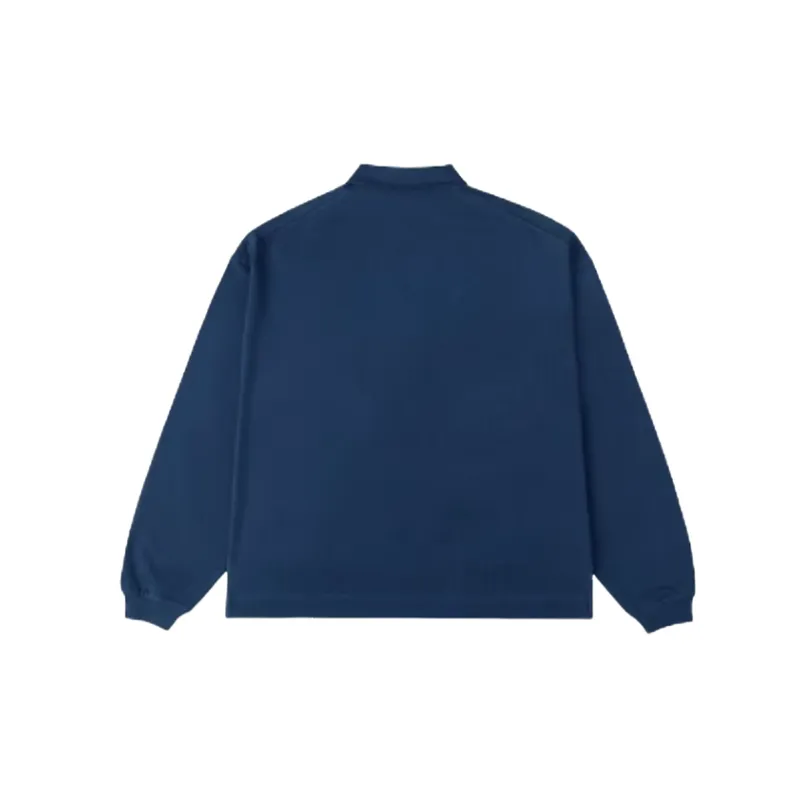 Loose Lapel Long Sleeve T shirt-1