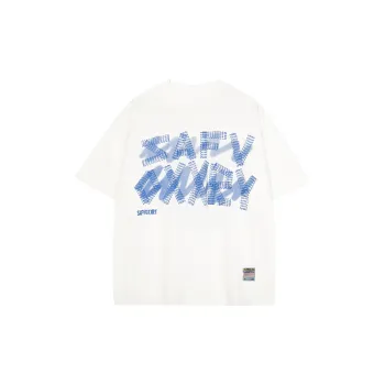 Fashionable Letter 100% Cotton T Shirt