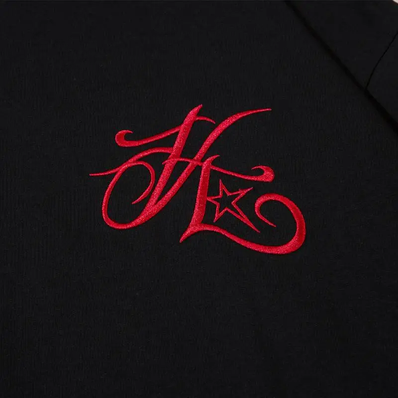 Casual Letter 100% Cotton T-Shirt-4