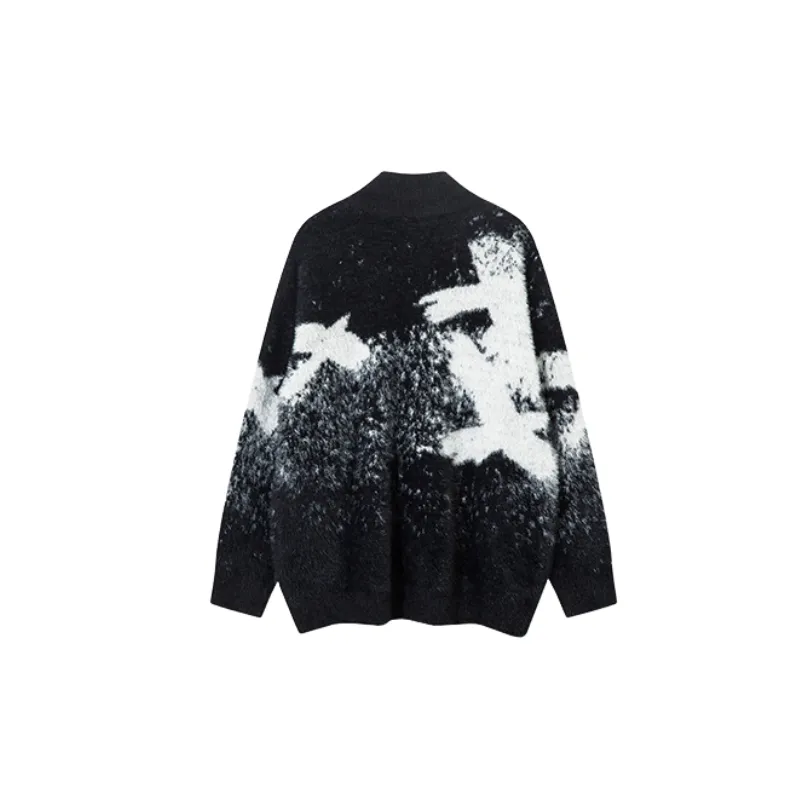 Fashionable Zipper Sweater-5