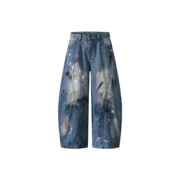 Retro Distress Jeans
