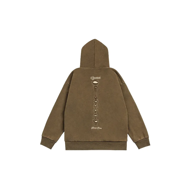 Skull Ripped Sweatshirt-1