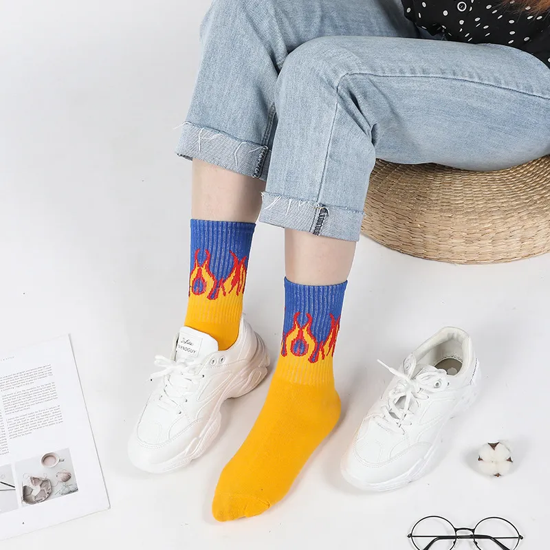 Fashionable Sporty 100% Cotton Mid Calf Sock-3
